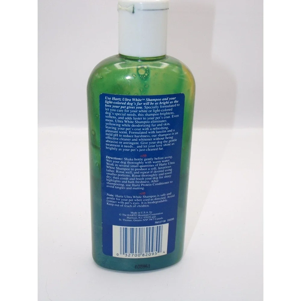 vintage Hartz Ultra White Dog Shampoo 12 fl oz